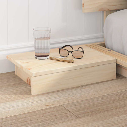 Struttura del letto Marrone 150 x 200 cm legno | homemem39
