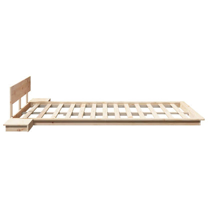 Struttura del letto Marrone 150 x 200 cm legno | homemem39