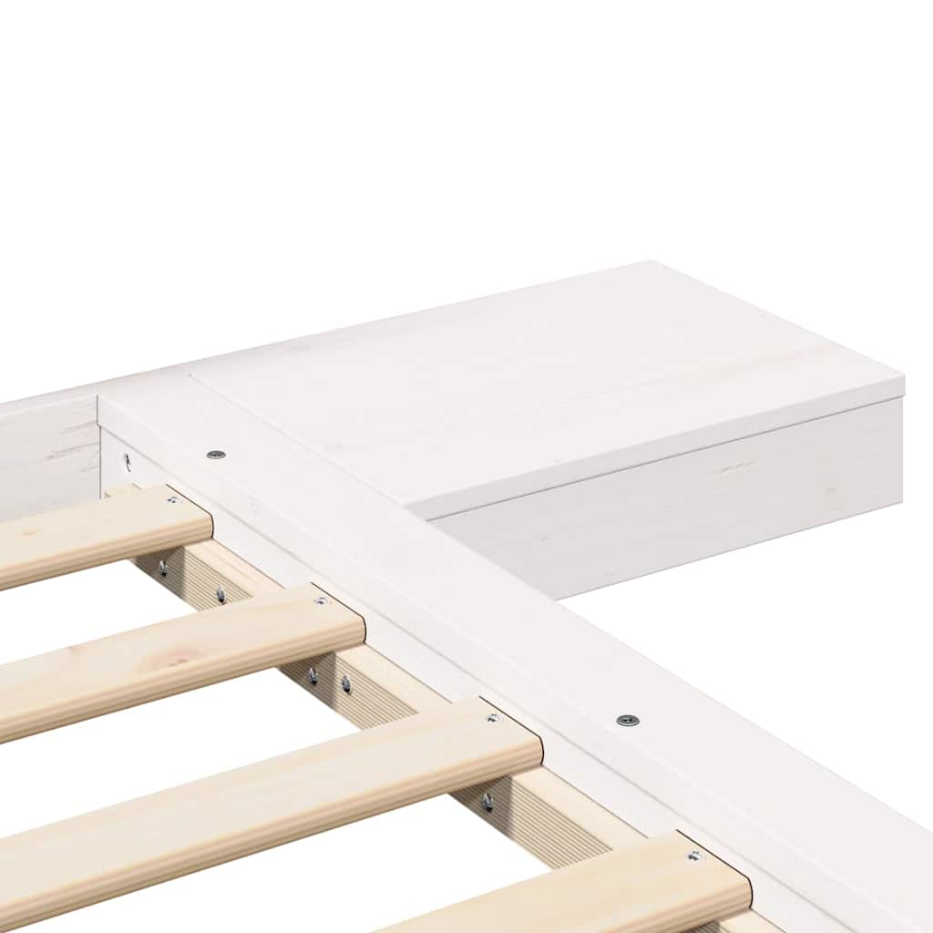 Struttura del letto Bianco 150 x 200 cm legno | homemem39