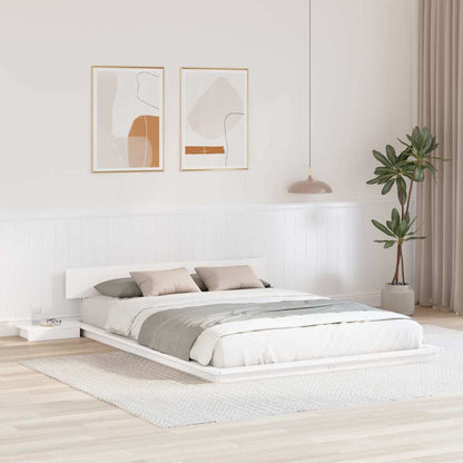 Struttura del letto Bianco 150 x 200 cm legno | homemem39