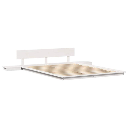 Struttura del letto Bianco 150 x 200 cm legno | homemem39