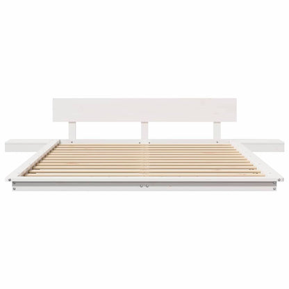 Struttura del letto Bianco 150 x 200 cm legno | homemem39