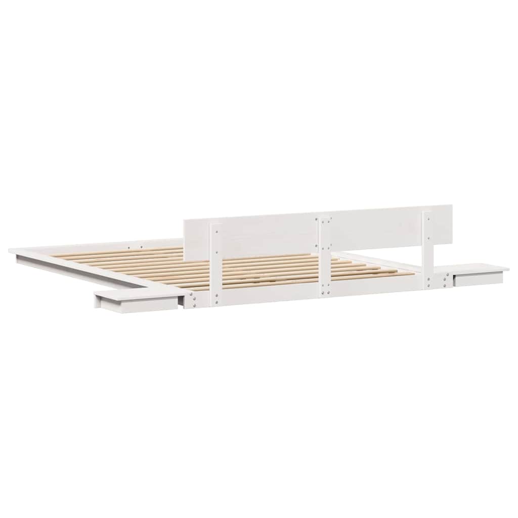 Struttura del letto Bianco 140 x 200 cm legno | homemem39