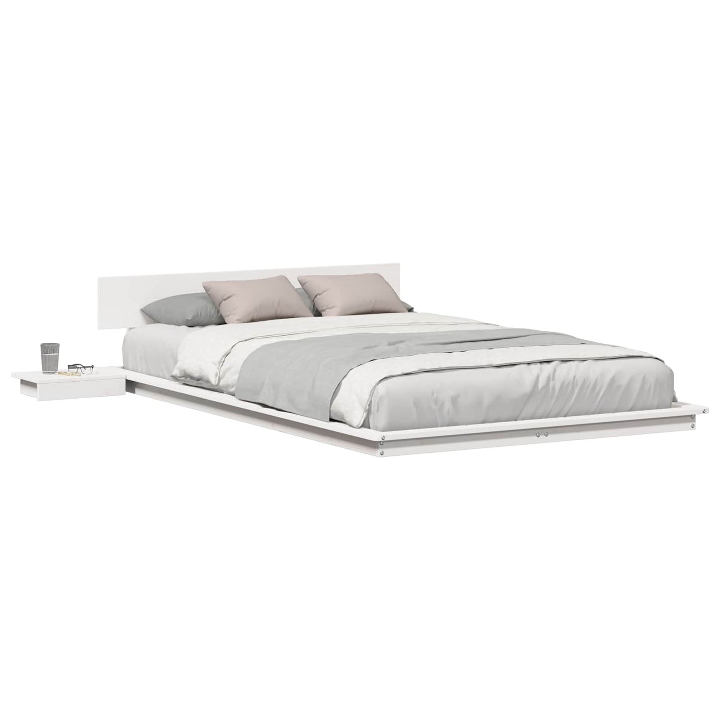 Struttura del letto Bianco 120 x 200 cm legno | homemem39