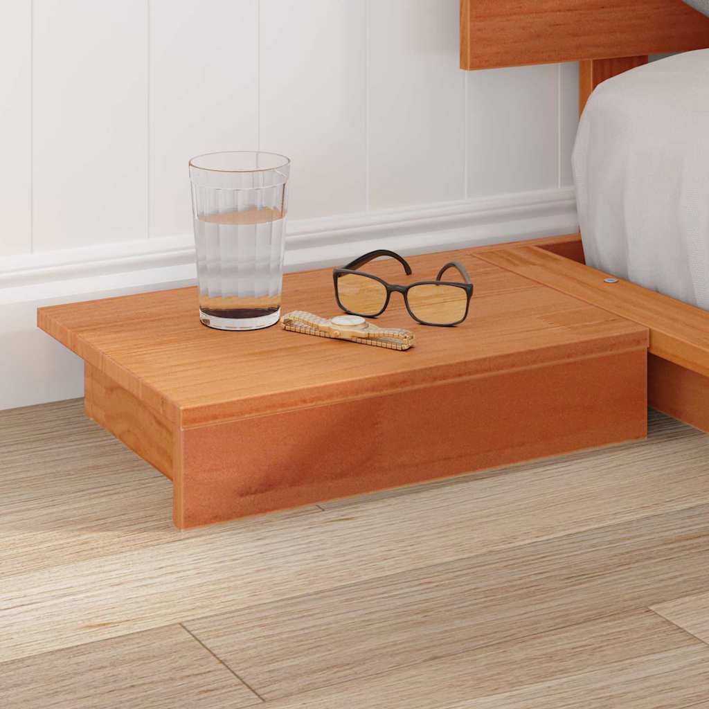 Struttura del letto Marrone 140 x 190 cm legno | homemem39