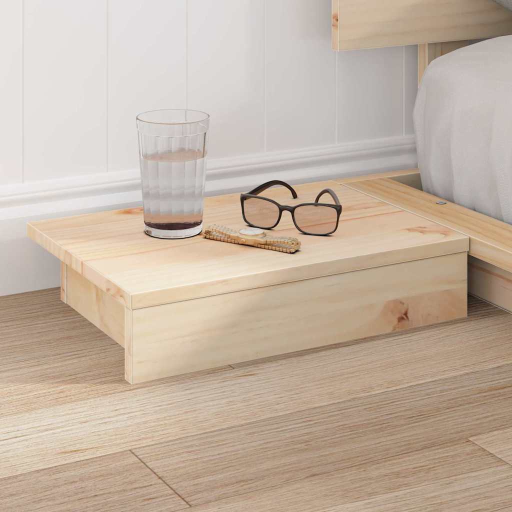 Struttura del letto Marrone 120 x 190 cm legno | homemem39