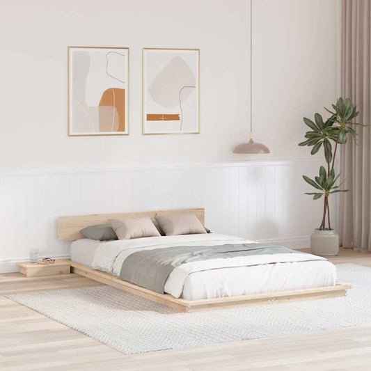 Struttura del letto Marrone 120 x 190 cm legno | homemem39