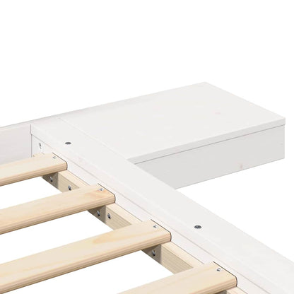 Struttura del letto Bianco 90 x 200 cm legno | homemem39