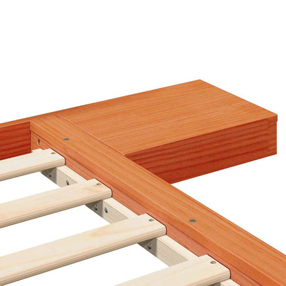 Struttura del letto Marrone 90 x 200 cm legno | homemem39