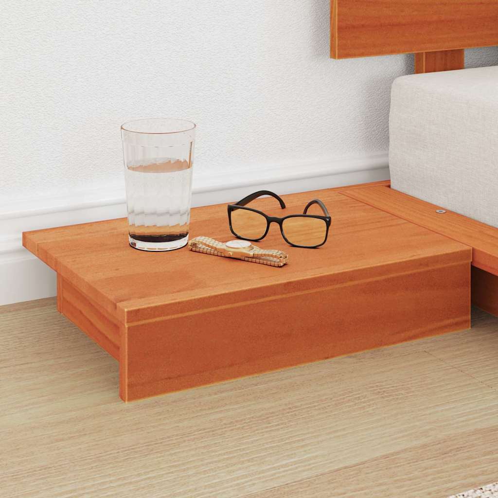 Struttura del letto Marrone 90 x 200 cm legno | homemem39
