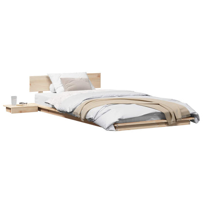 Struttura del letto Marrone 80 x 200 cm legno | homemem39