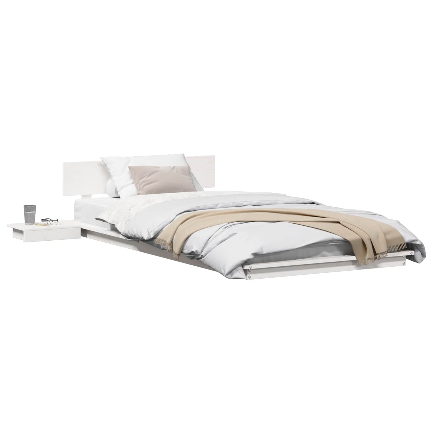 Struttura del letto Bianco 80 x 200 cm legno | homemem39