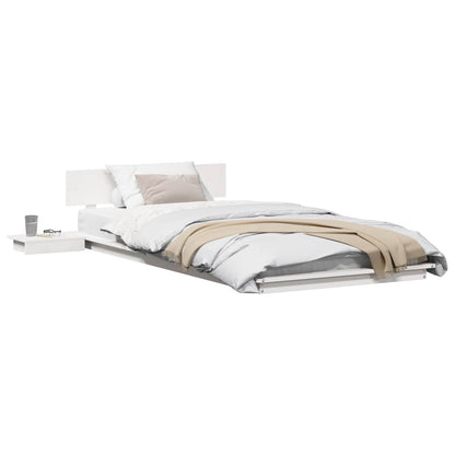 Struttura del letto Bianco 90 x 190 cm legno | homemem39