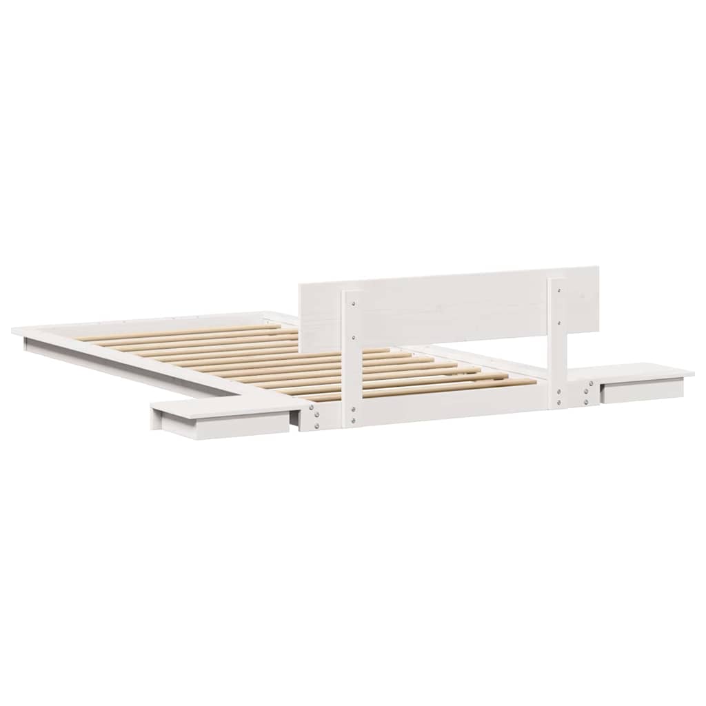 Struttura del letto Bianco 90 x 190 cm legno | homemem39