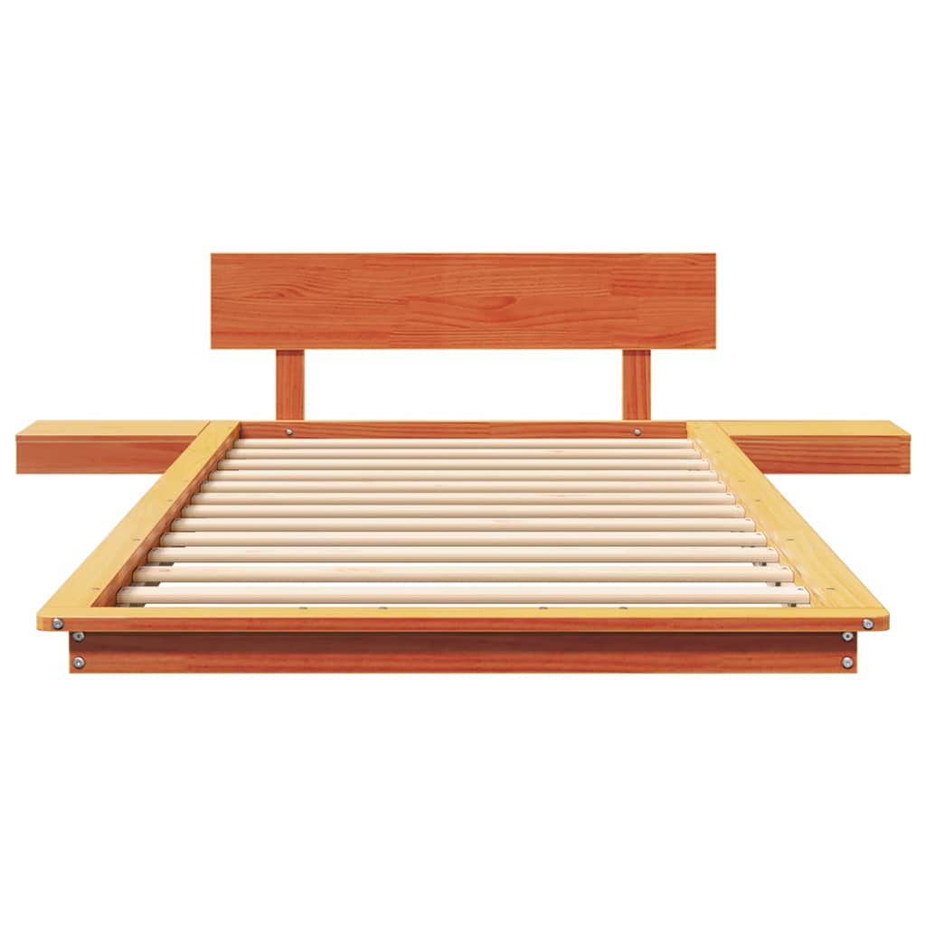 Struttura del letto Marrone 90 x 190 cm legno | homemem39