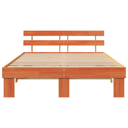 Struttura del letto Marrone cerato 150 x 200 cm Pino massello | homemem39