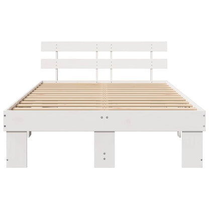 Struttura del letto Bianco 120 x 200 cm Pino massello | homemem39
