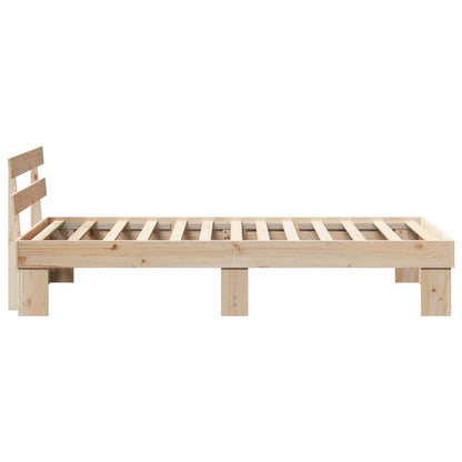 Struttura del letto Naturale 75 x 190 cm Pino massello | homemem39