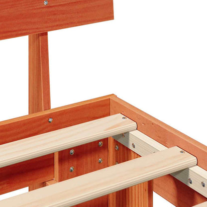 Struttura del letto Marrone cerato 150 x 200 cm Pino massello