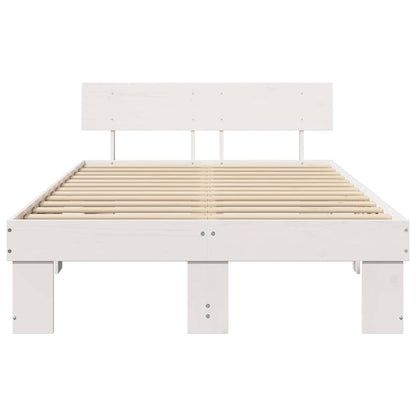 Struttura del letto Bianco 120 x 200 cm Pino massello | homemem39