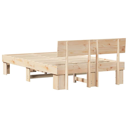 Struttura del letto Naturale 140 x 190 cm Pino massello