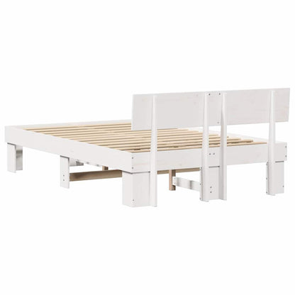 Struttura del letto Bianco 120 x 190 cm Pino massello | homemem39