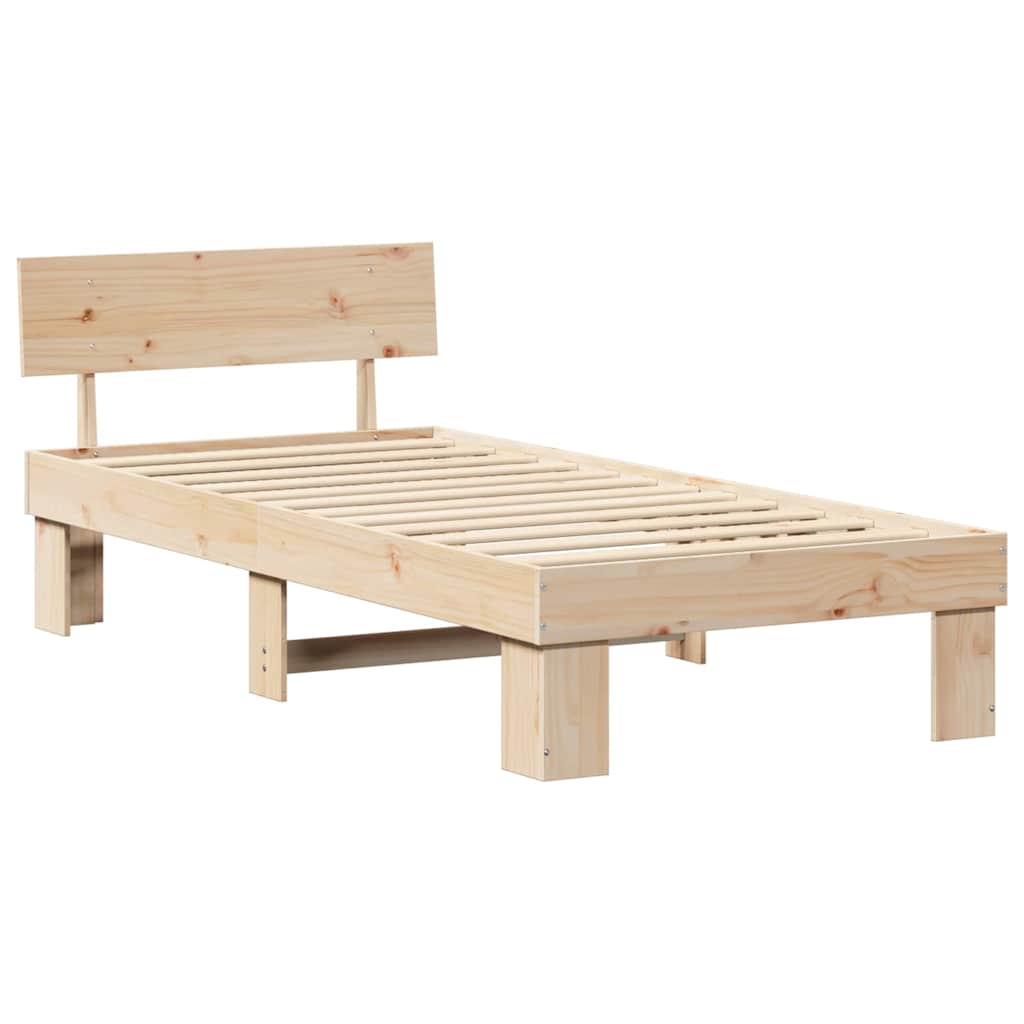 Struttura del letto Naturale 80 x 200 cm Pino massello | homemem39