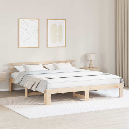 Struttura del letto Naturale 180 x 200 cm Pino massello | homemem39