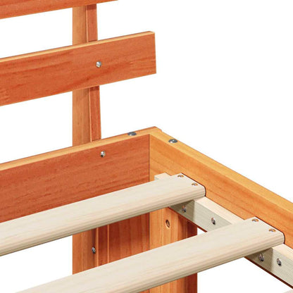 Struttura del letto Marrone cerato 150 x 200 cm Pino massello | homemem39