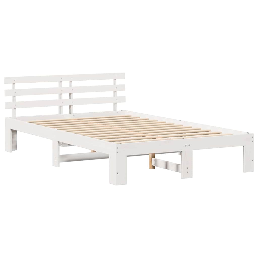 Struttura del letto Bianco 120 x 200 cm Pino massello | homemem39