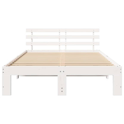 Struttura del letto Bianco 120 x 200 cm Pino massello | homemem39