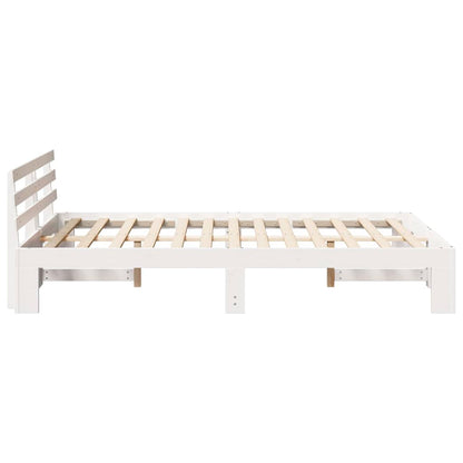 Struttura del letto Bianco 120 x 200 cm Pino massello | homemem39