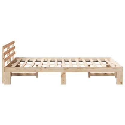 Struttura del letto Naturale 140 x 190 cm Pino massello | homemem39
