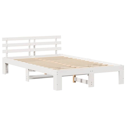 Struttura del letto Bianco 120 x 190 cm Pino massello | homemem39