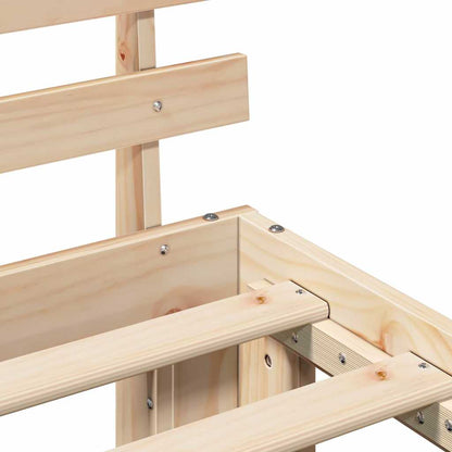 Struttura del letto Naturale 90 x 200 cm Pino massello