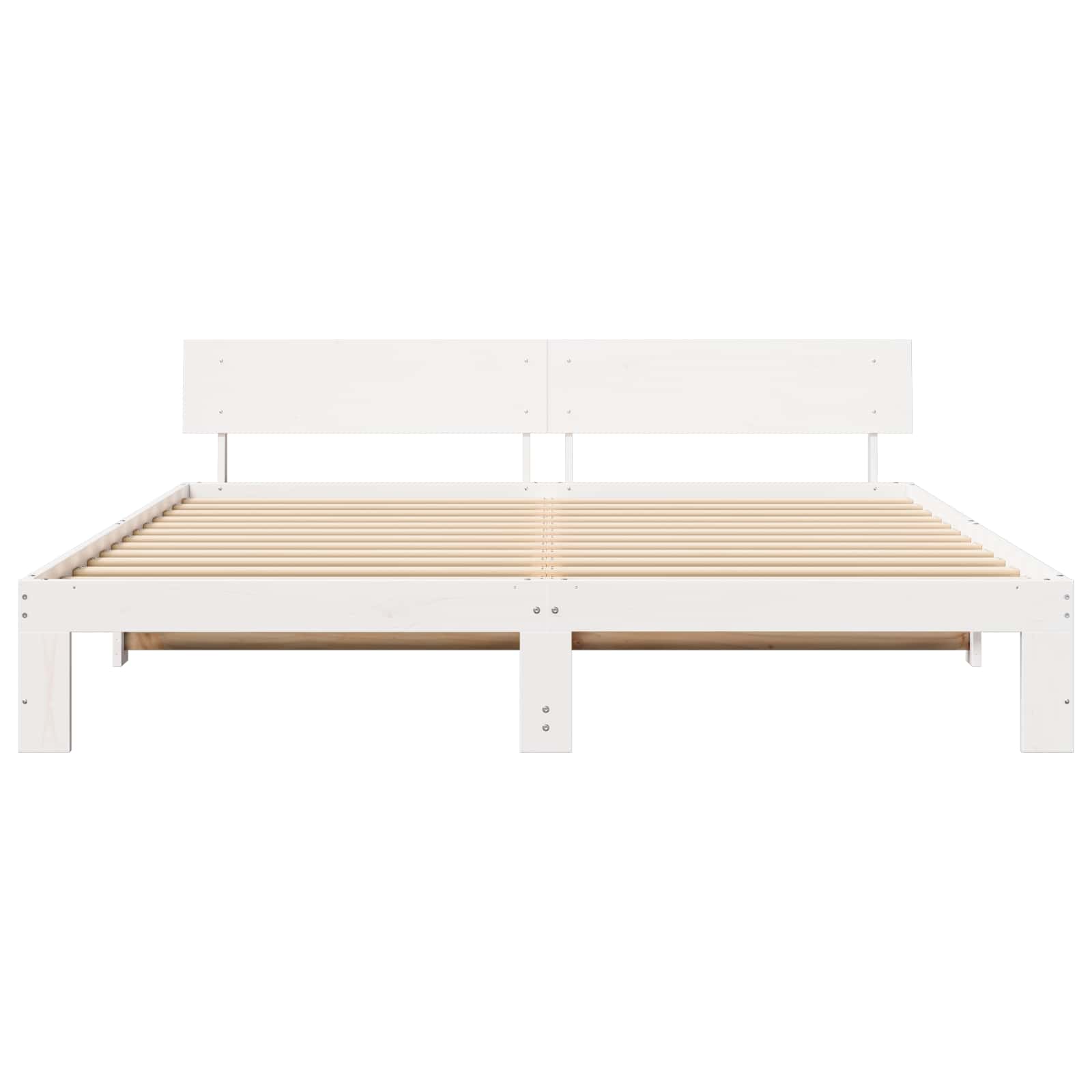 Struttura del letto Bianco 180 x 200 cm Pino massello | homemem39