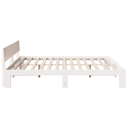 Struttura del letto Bianco 180 x 200 cm Pino massello | homemem39
