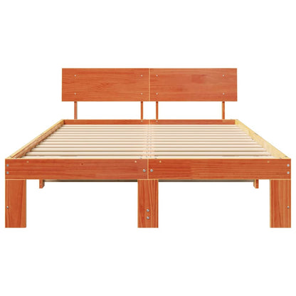 Struttura del letto Marrone cerato 120 x 200 cm Pino massello | homemem39