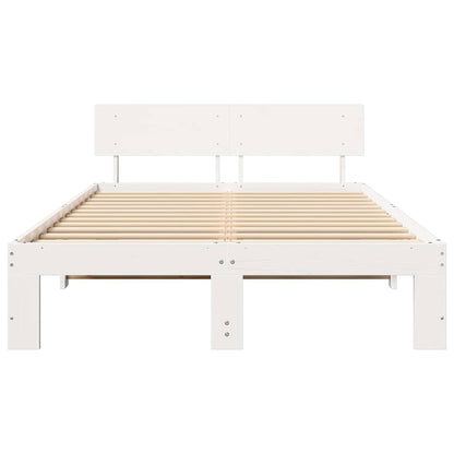 Struttura del letto Bianco 120 x 190 cm Pino massello | homemem39