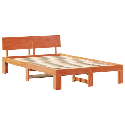 Struttura del letto Marrone cerato 120 x 190 cm Pino massello | homemem39