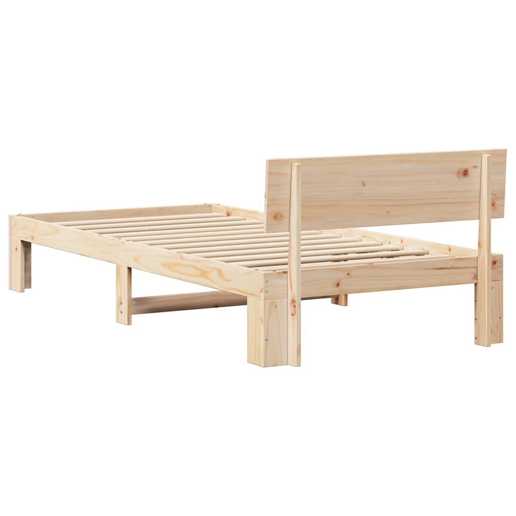 Struttura del letto Naturale 75 x 190 cm Pino massello | homemem39