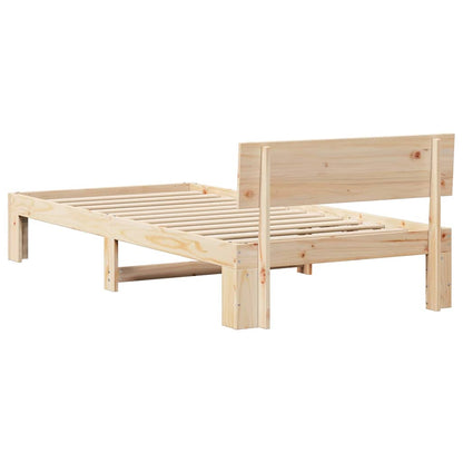 Struttura del letto Naturale 75 x 190 cm Pino massello | homemem39