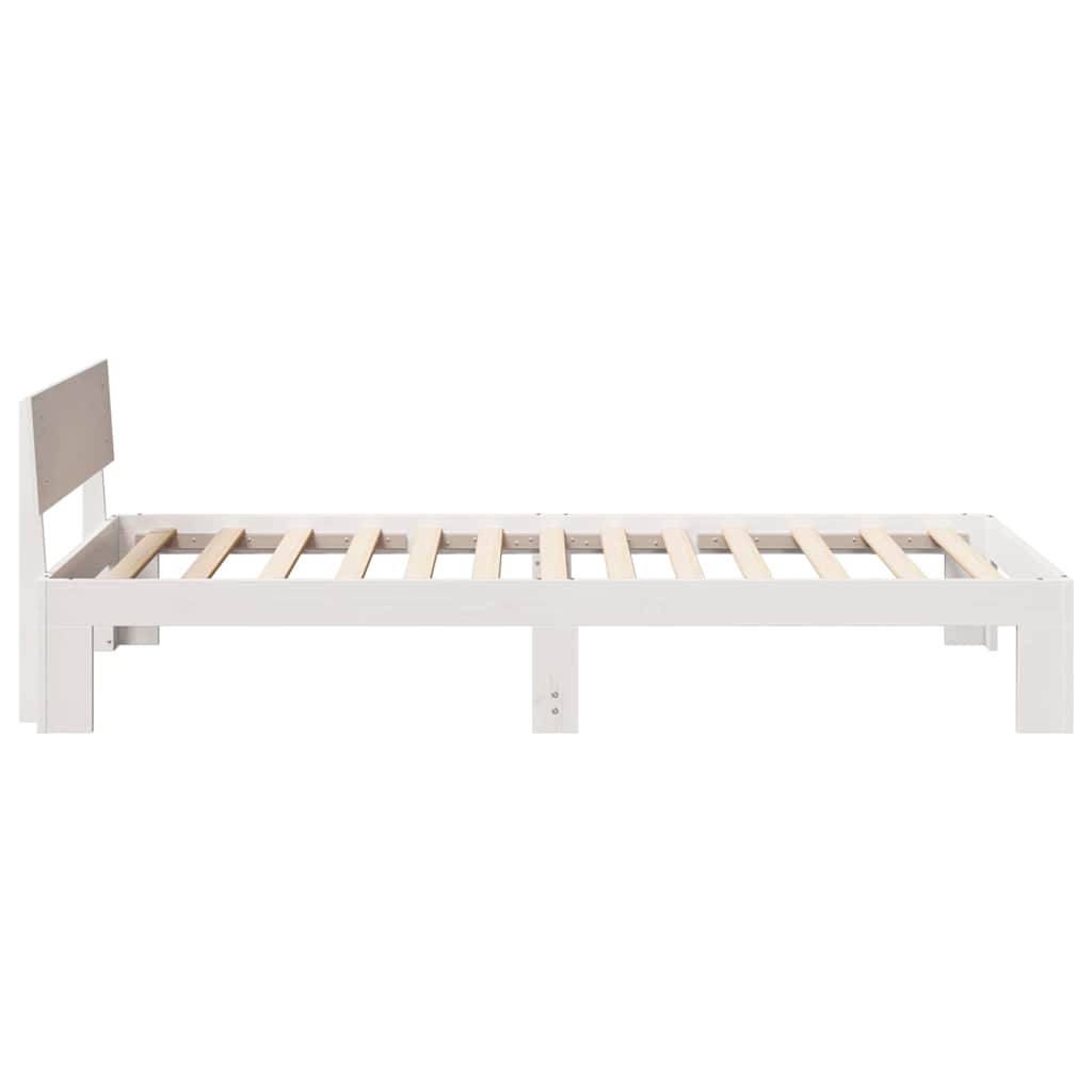 Struttura del letto Bianco 75 x 190 cm Pino massello | homemem39