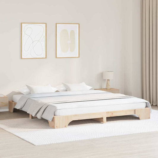 Struttura del letto Naturale 180 x 200 cm Pino massello | homemem39