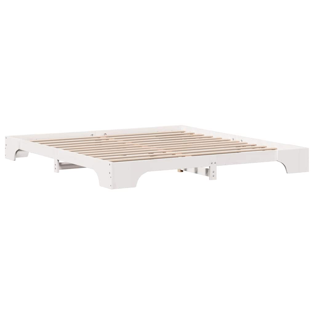 Struttura del letto Bianco 180 x 200 cm Pino massello | homemem39