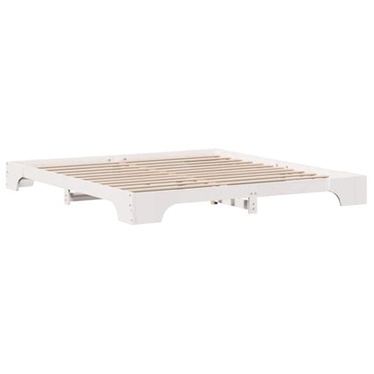 Struttura del letto Bianco 180 x 200 cm Pino massello | homemem39