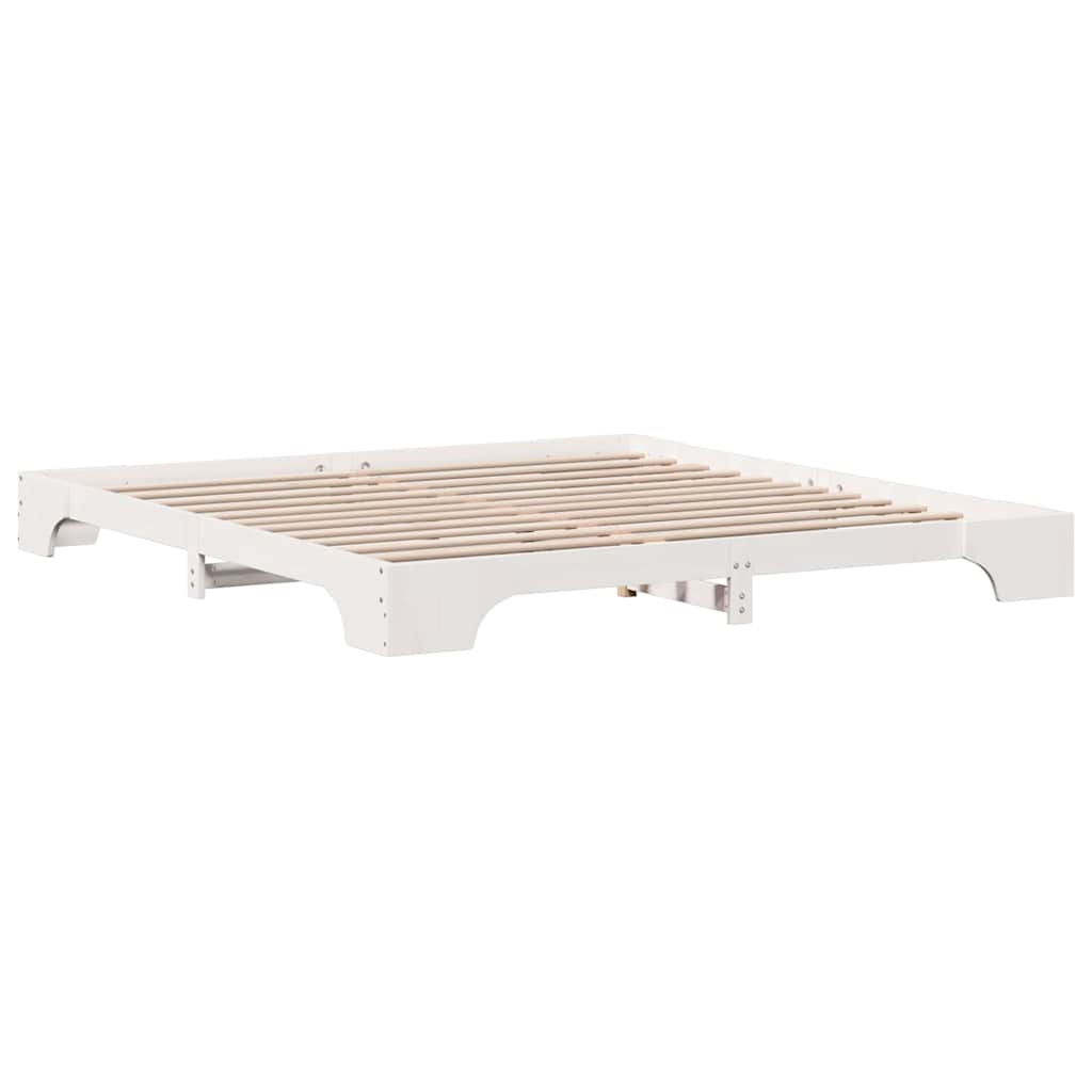 Struttura del letto Bianco 180 x 200 cm Pino massello | homemem39