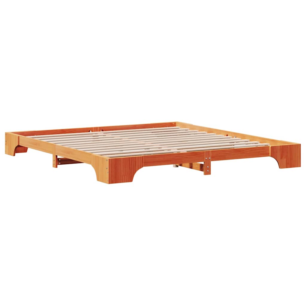Struttura del letto Marrone cerato 180 x 200 cm Pino massello | homemem39