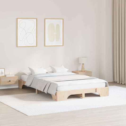 Struttura del letto Naturale 120 x 200 cm Pino massello | homemem39