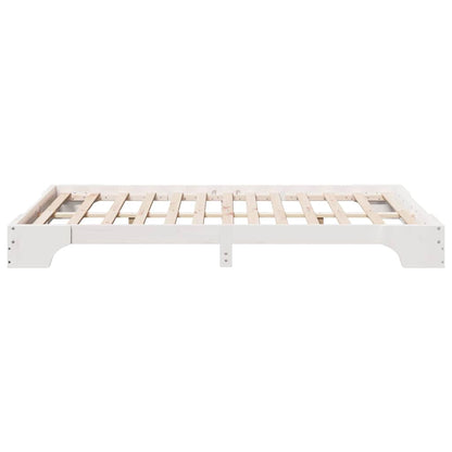 Struttura del letto Bianco 120 x 200 cm Pino massello | homemem39